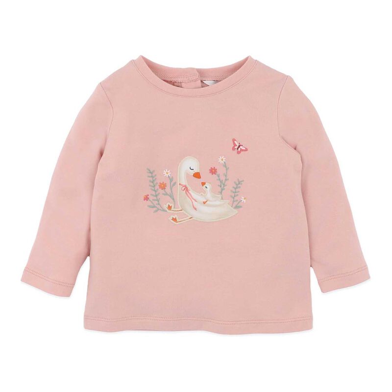 B&eacute;b&eacute; Emmy Ducks And Flowers Ls Tee image number 0